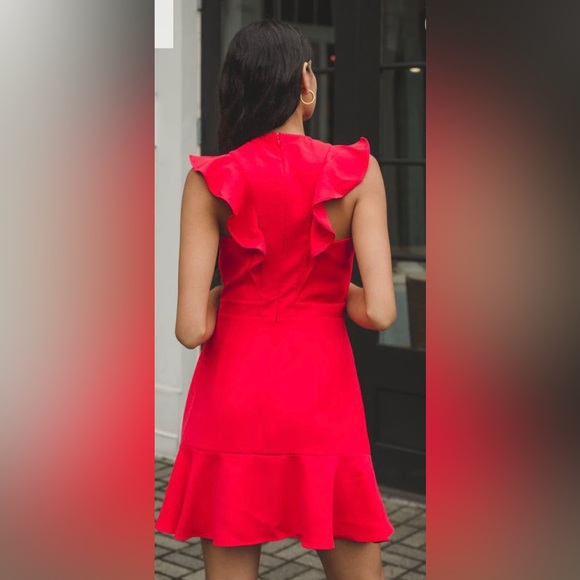 Adelyn Rae Size Large Red Dress - Picture 4 of 8